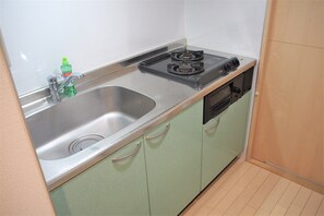 双床房 | 私人厨房 | 冰箱、微波炉