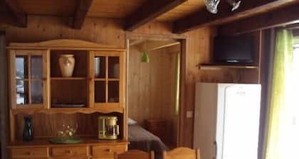 Chalet in the Vosges at the foot of the balloon from Alsace to St Maurice for 4 people