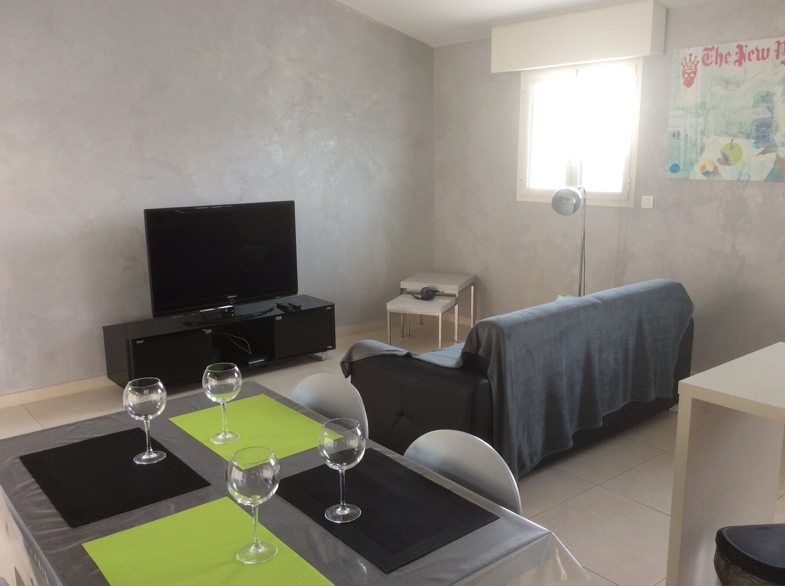 Quiet apartment, height of Nice