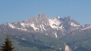 Experience breathtaking mountain vistas from this serene natural setting.