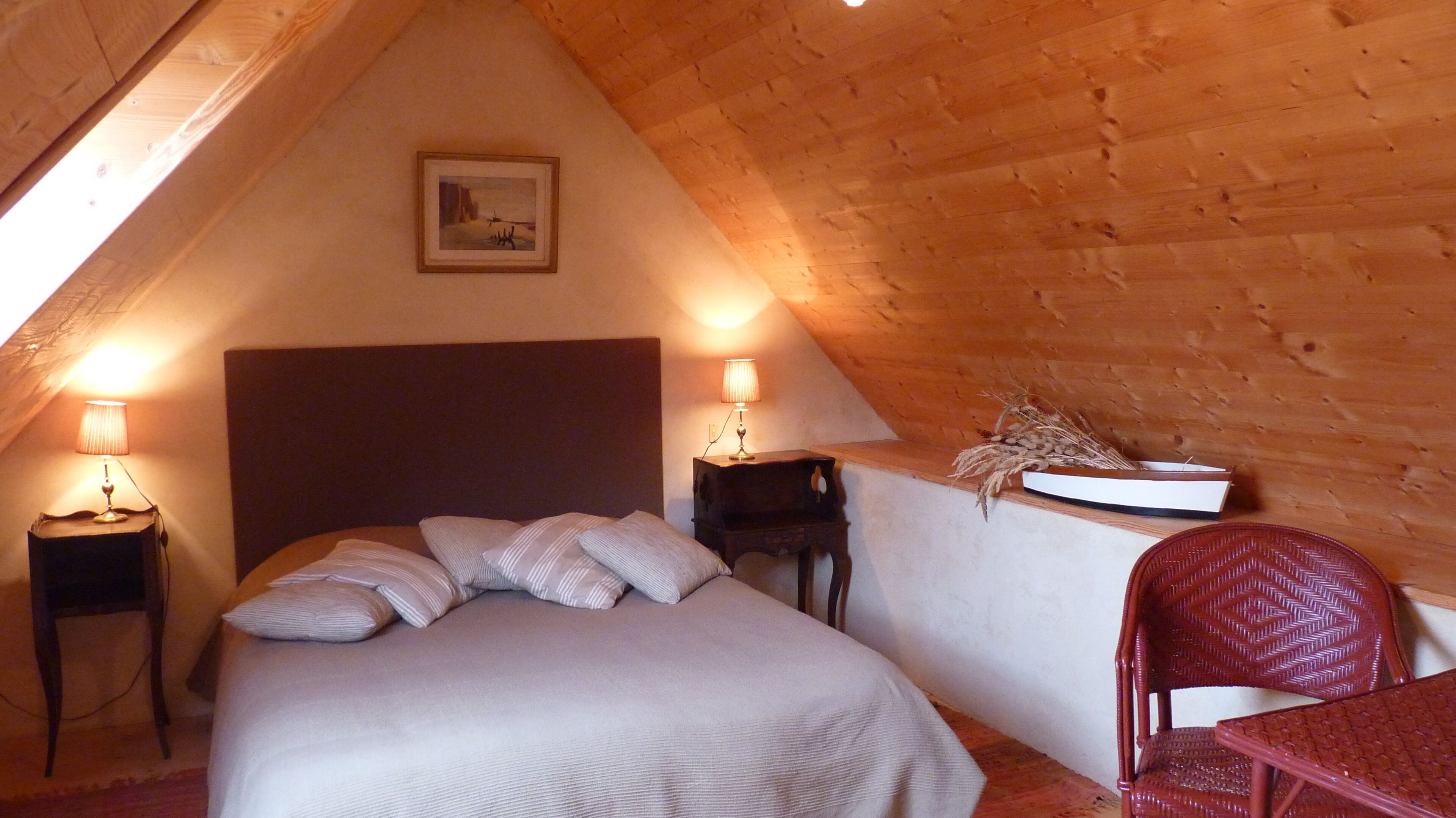 Charming house 2/4 pers. fireplace garden port-blanc near beaches & islands