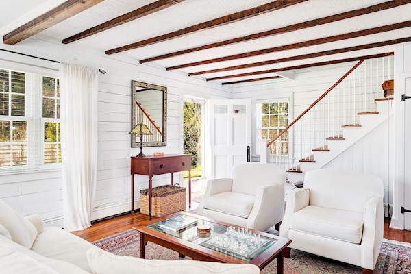 Living room and front door