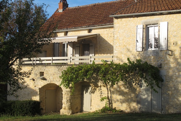 Coucher de soleil sur la terrasse