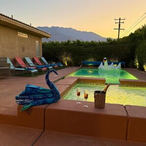 Beheizter Pool