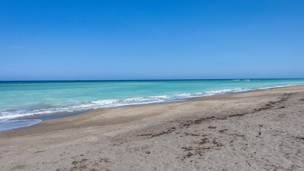 Plage à proximité, chaises longues, serviettes de plage