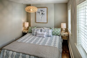2 bedrooms, iron/ironing board, travel crib, free WiFi