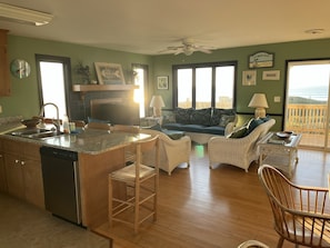 Smart TV, DVD player, table football, books