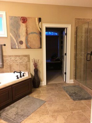 Towels, soap, toilet paper