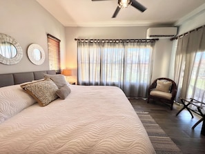 2 bedrooms, iron/ironing board, travel crib, WiFi