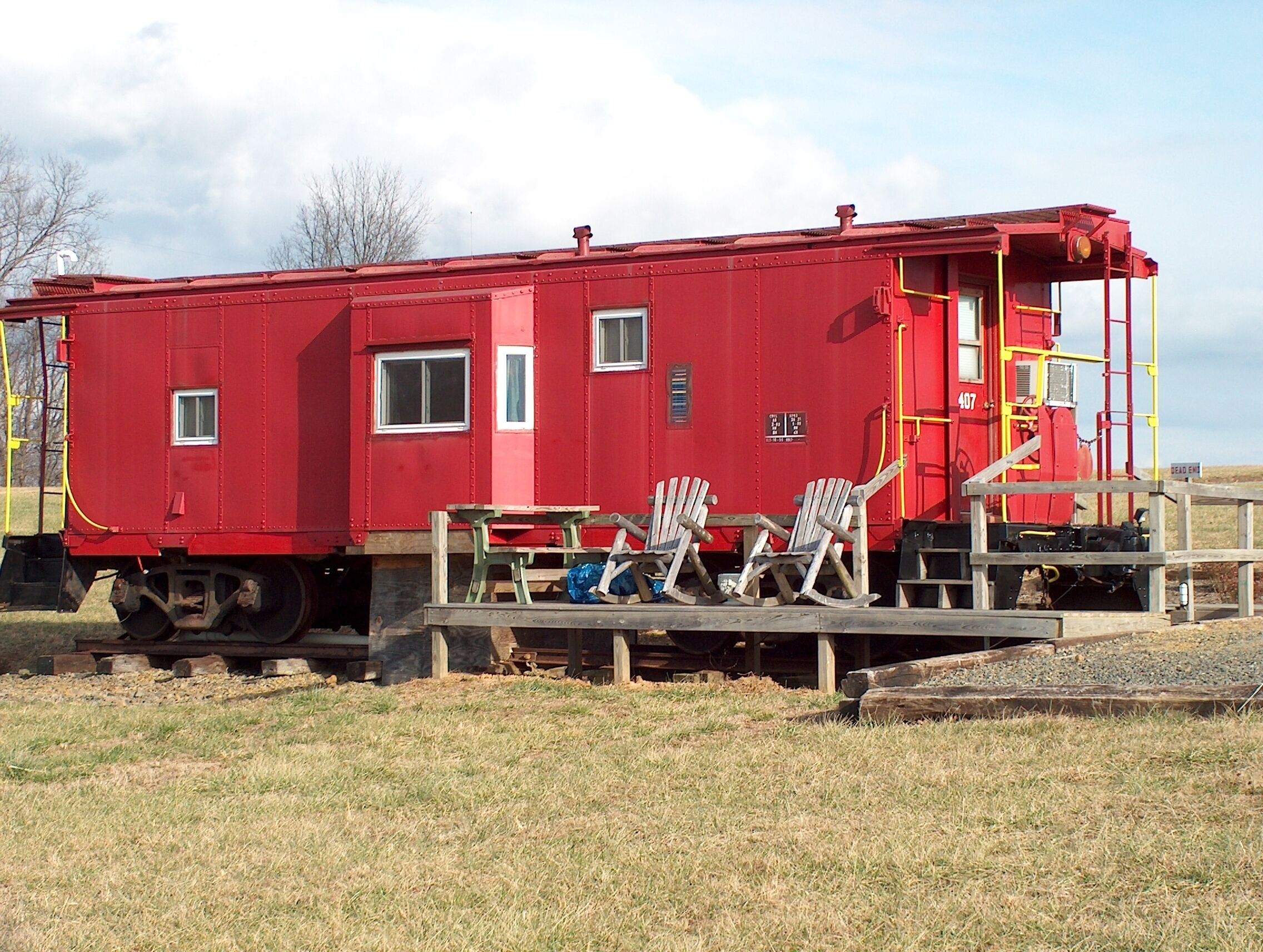 #407 - Authentic Railroad Cabooses And Depot Just Off The Blue Ridge Parkway