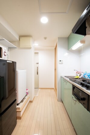 ツインルーム | 専用キッチン | 冷蔵庫、電子レンジ