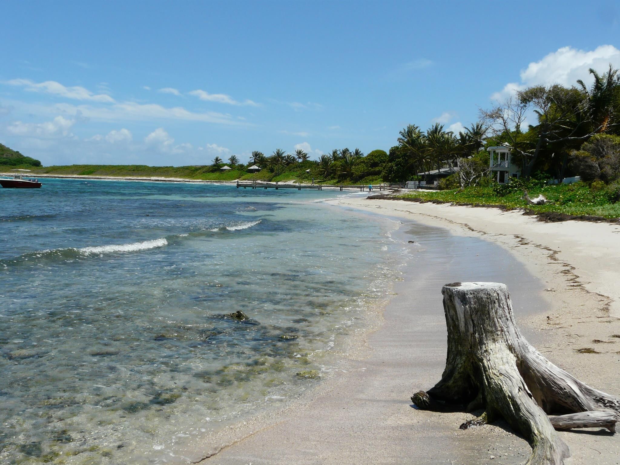 On the beach, sun-loungers, beach towels