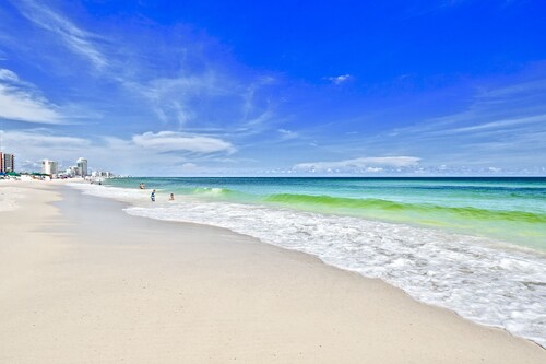By Wharf Amphitheater and Sportsplex on the Orange Beach golf course.
