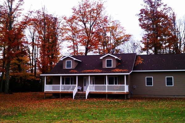 Our home in the full color of Autumn.