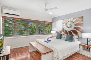 Classic Apartment, 2 Bedrooms, Pool View | 2 bedrooms, iron/ironing board, free WiFi, bed sheets - Poolside Apt In Alamanda Beachfront Resort 55 (Palm Cove)