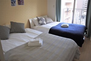 Twin Room | Free WiFi, bed sheets - City Street Inn 706 PH275 (Osaka)