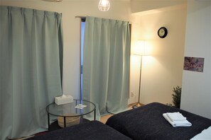 Twin Room | Free WiFi, bed sheets - City Street Inn 807 PH104 (Osaka)