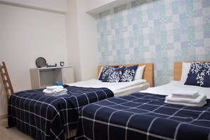 Twin Room | Free WiFi, bed sheets - City Street Inn 908 PH266 (Osaka)