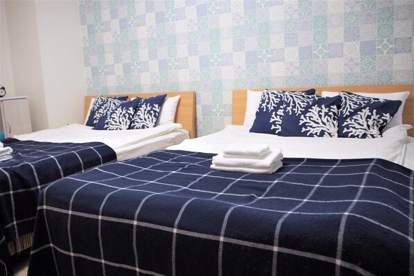 雙床房 | 免費 Wi-Fi、床單