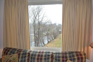 Condo, 2 Bedrooms | Living room - Little Pigeon River 508 2BD Condo with Fireplace and Jacuzzi Tub by RedAwning (Pigeon Forge)