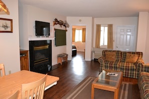 Condo, 2 Bedrooms | Living room - Little Pigeon River 508 2BD Condo with Fireplace and Jacuzzi Tub by RedAwning (Pigeon Forge)