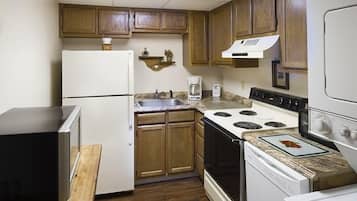 Condo, 2 Bedrooms | Private kitchen | Fridge, coffee/tea maker