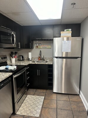 Condo, 2 Bedrooms | Private kitchen | Fridge, coffee/tea maker - Little Pigeon River 501 2BD with Mountain View Private Balcony by RedAwning (Pigeon Forge)