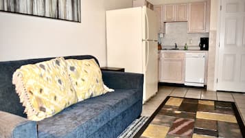 Leilighet, 1 soverom | Oppholdsområde | Peis