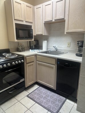 Condo, 1 Bedroom | Private kitchen | Fridge, coffee/tea maker