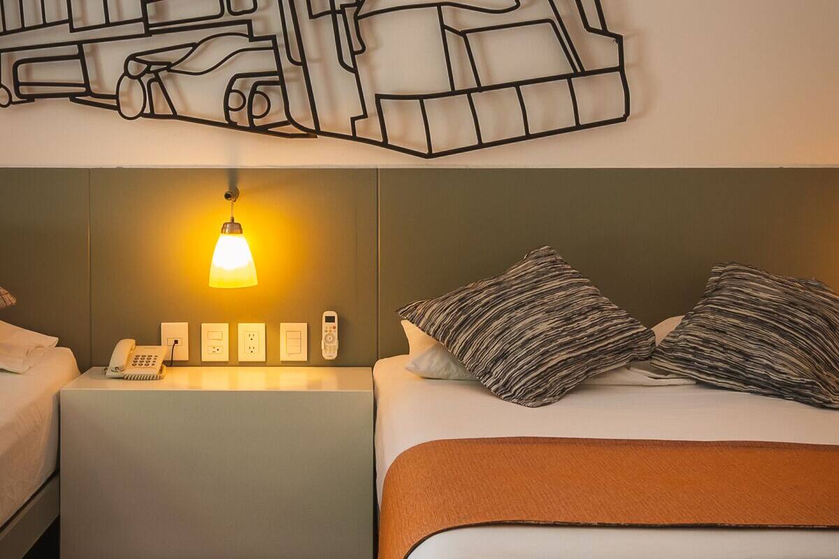 basic double room, multiple beds, non smoking, mountain view | in-room safe, blackout curtains, iron/ironing board, rollaway beds