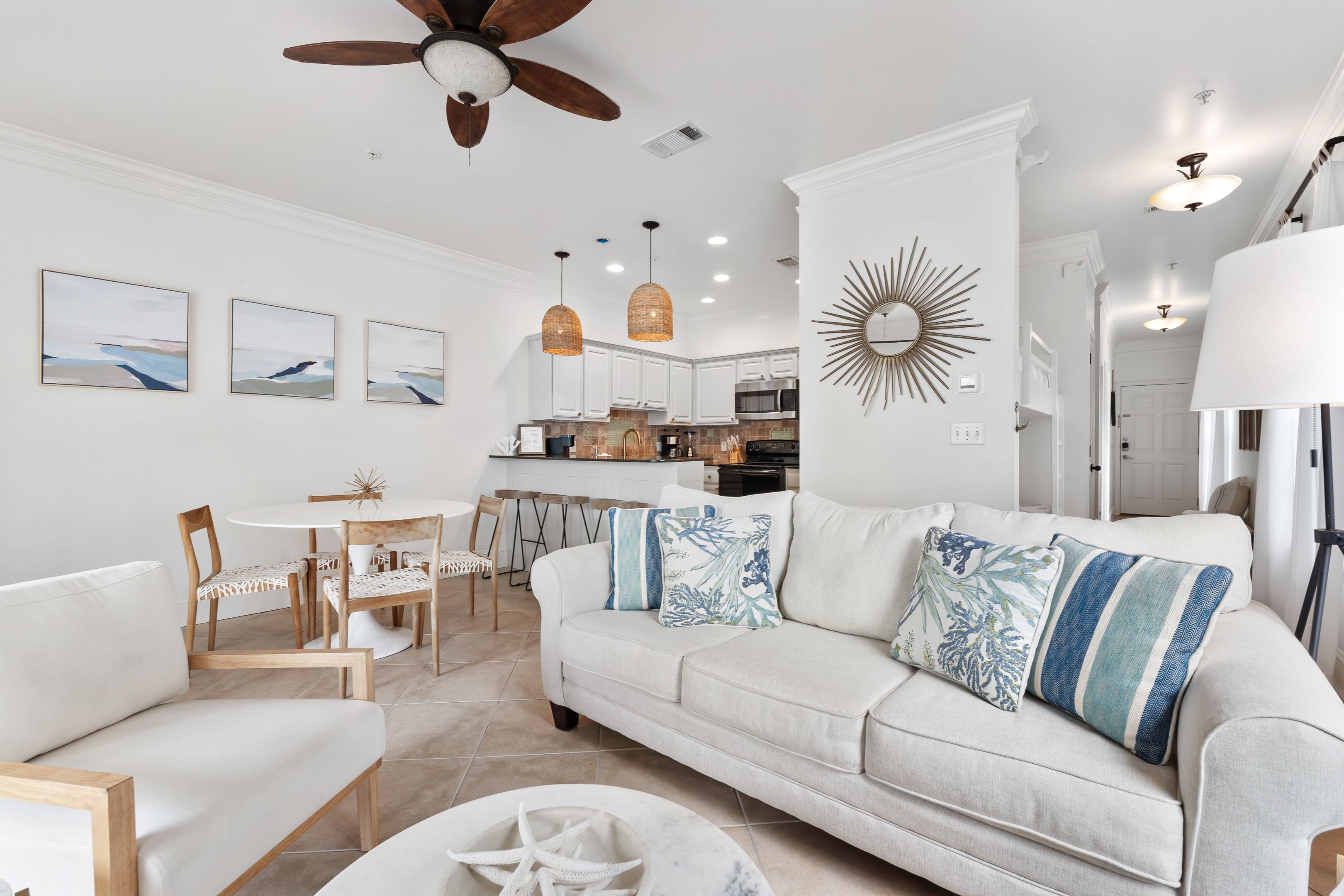 Crystal Beach. Caribbean Dunes. Completely Renovated. Corner Unit. Gulf View. 