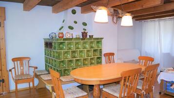 Comfort Chalet, Sauna | Living area | Flat-screen TV