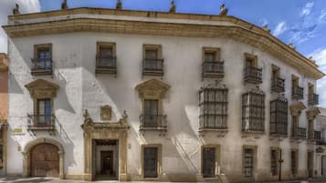 A szálláshely homlokzata