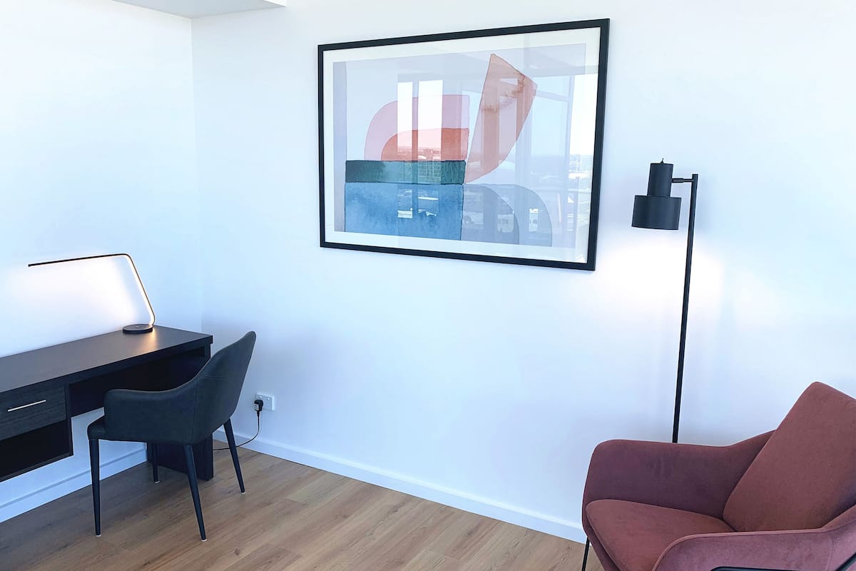 Desk, iron/ironing board, free cribs/infant beds, free WiFi