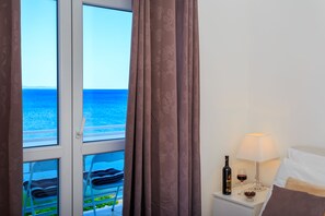 Standard Apartment, 2 Queen Beds, Sea View | View from room - Ante apartments (Podstrana)