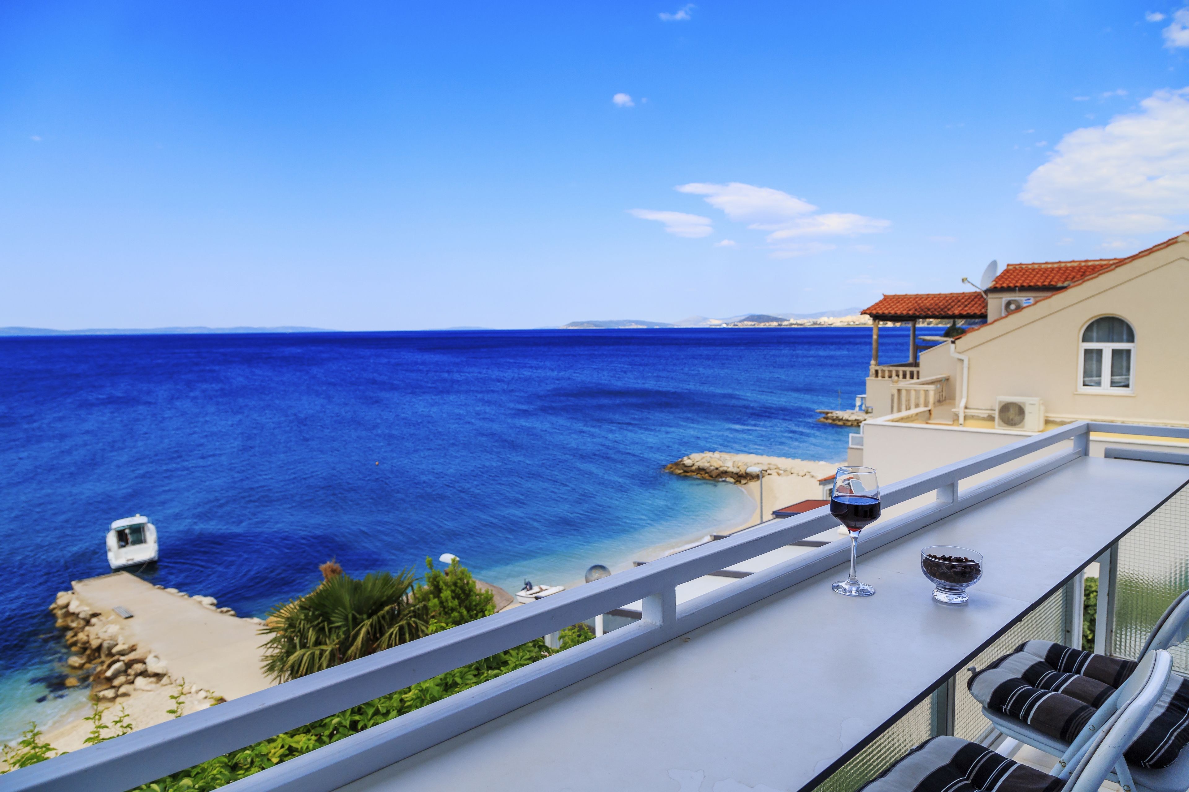 Appartamento Standard, 2 letti queen, vista mare | Vista dalla struttura