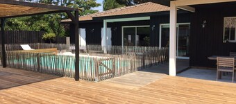 PROMO SEMANA 20 DE JULIO !!! CASA DE LA CUENCA DE ARCACHON CON PISCINA CERCADA 