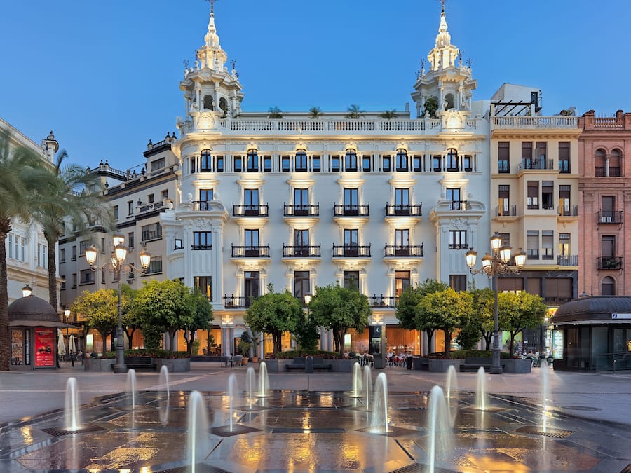 Front of property – evening/night