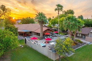Exterior - The Big House! 1 Acre! Pickleball, Hot Tub, Pool & More! (Gilbert)