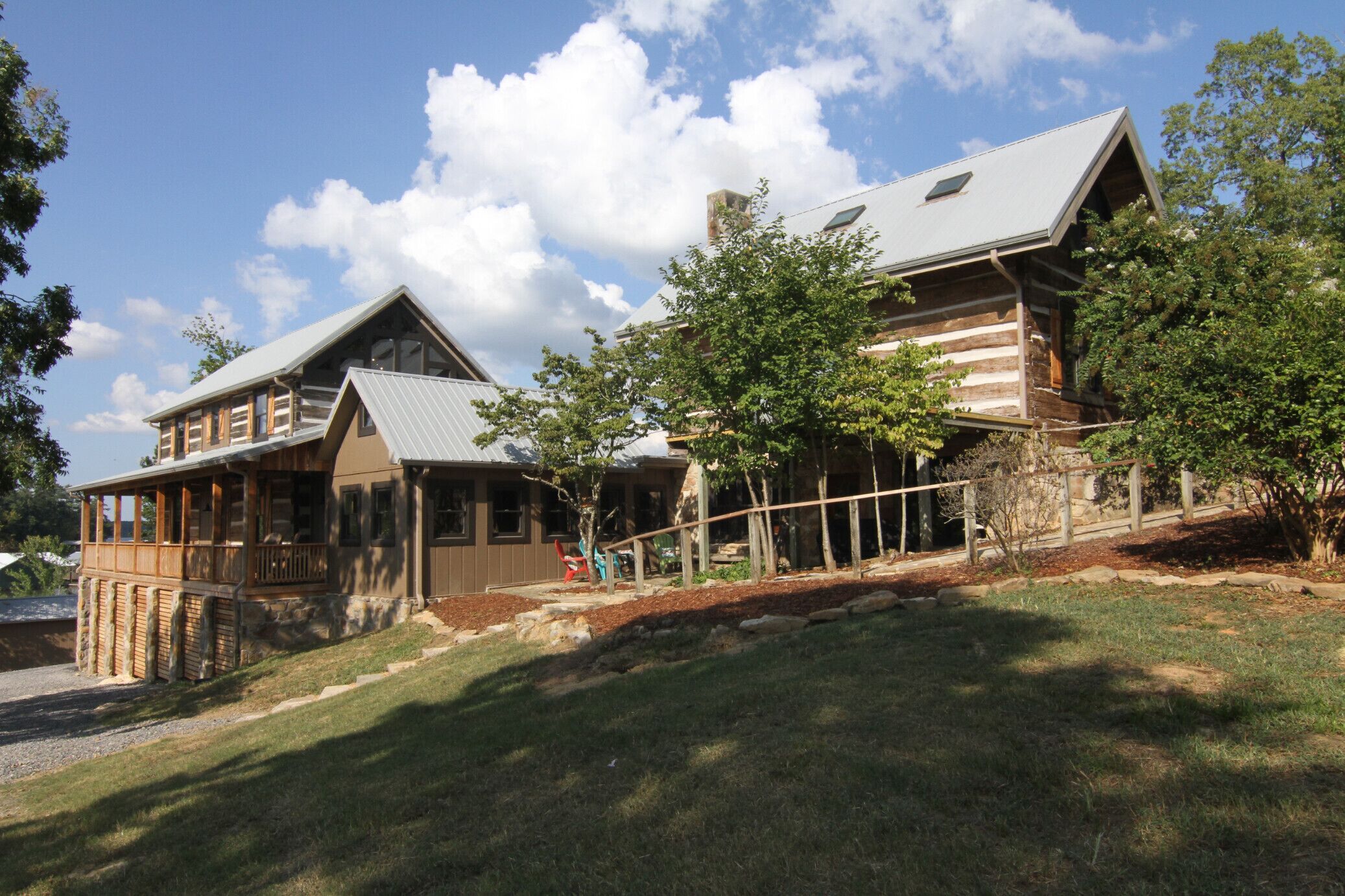 As seen on Barnwood Builders! 5 Bedrooms, PLUS detached bunk/guest house