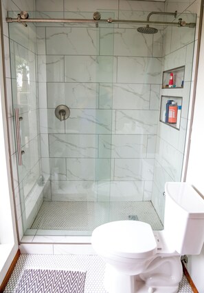Combined shower/tub, hair dryer - Pool & pool table at pet friendly family home (Tempe)