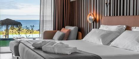 Premium bedding, minibar, in-room safe, desk