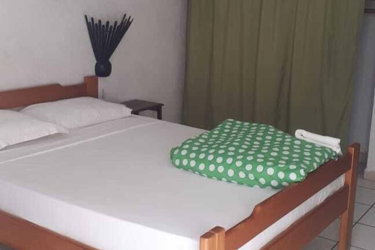 Desk, blackout curtains, iron/ironing board, free WiFi