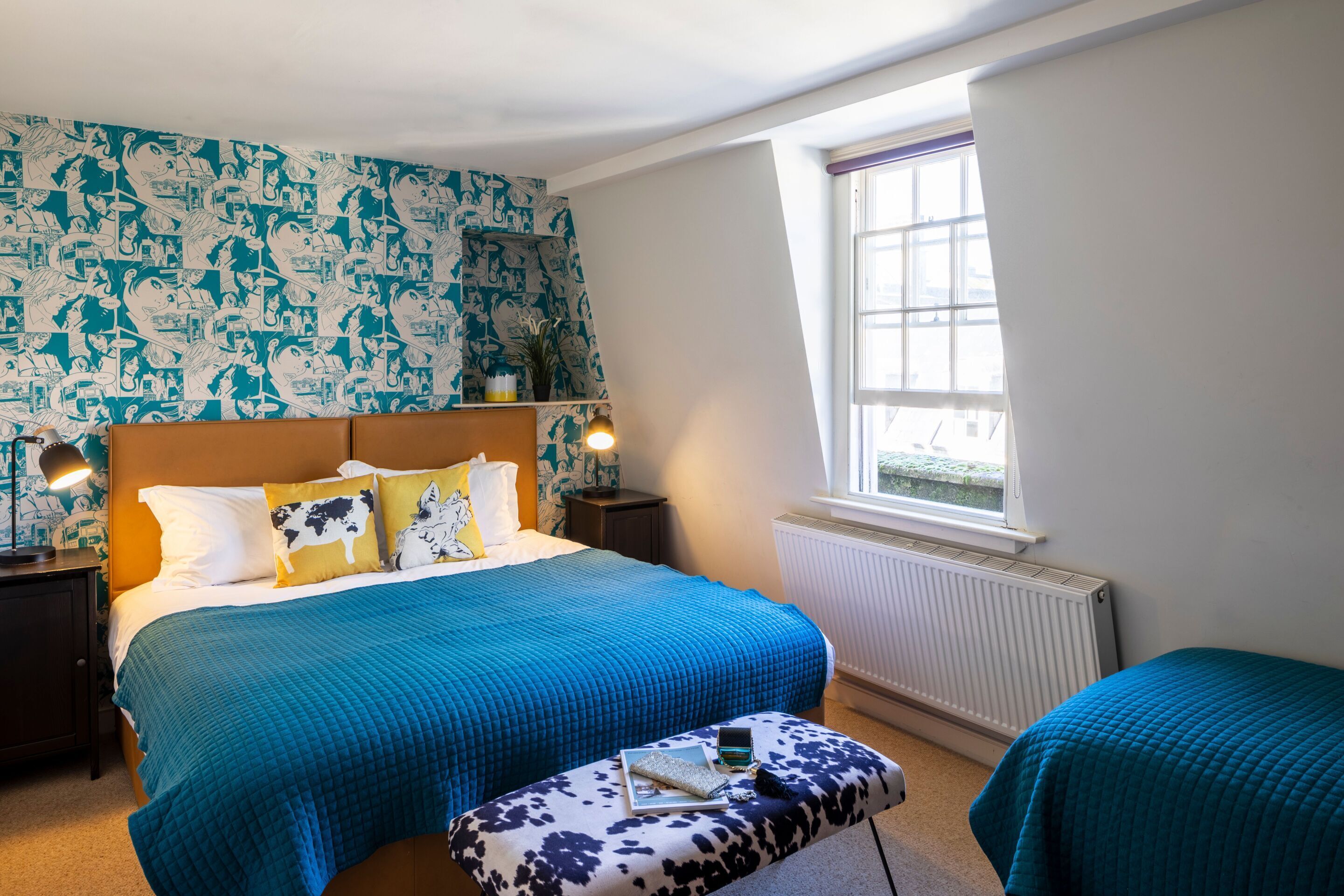 4 bedrooms, premium bedding, individually decorated