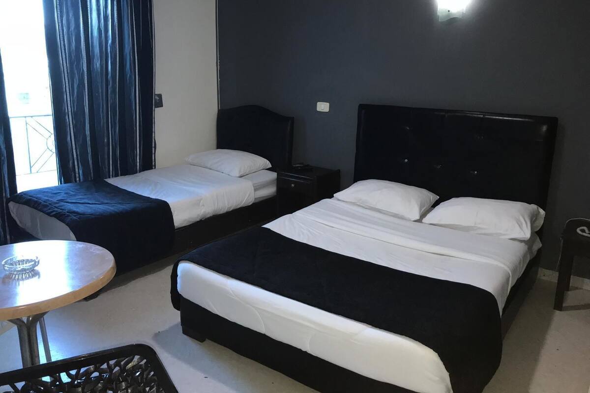 In-room safe, blackout drapes, WiFi (free), bed sheets