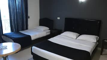 In-room safe, blackout curtains, free WiFi, bed sheets