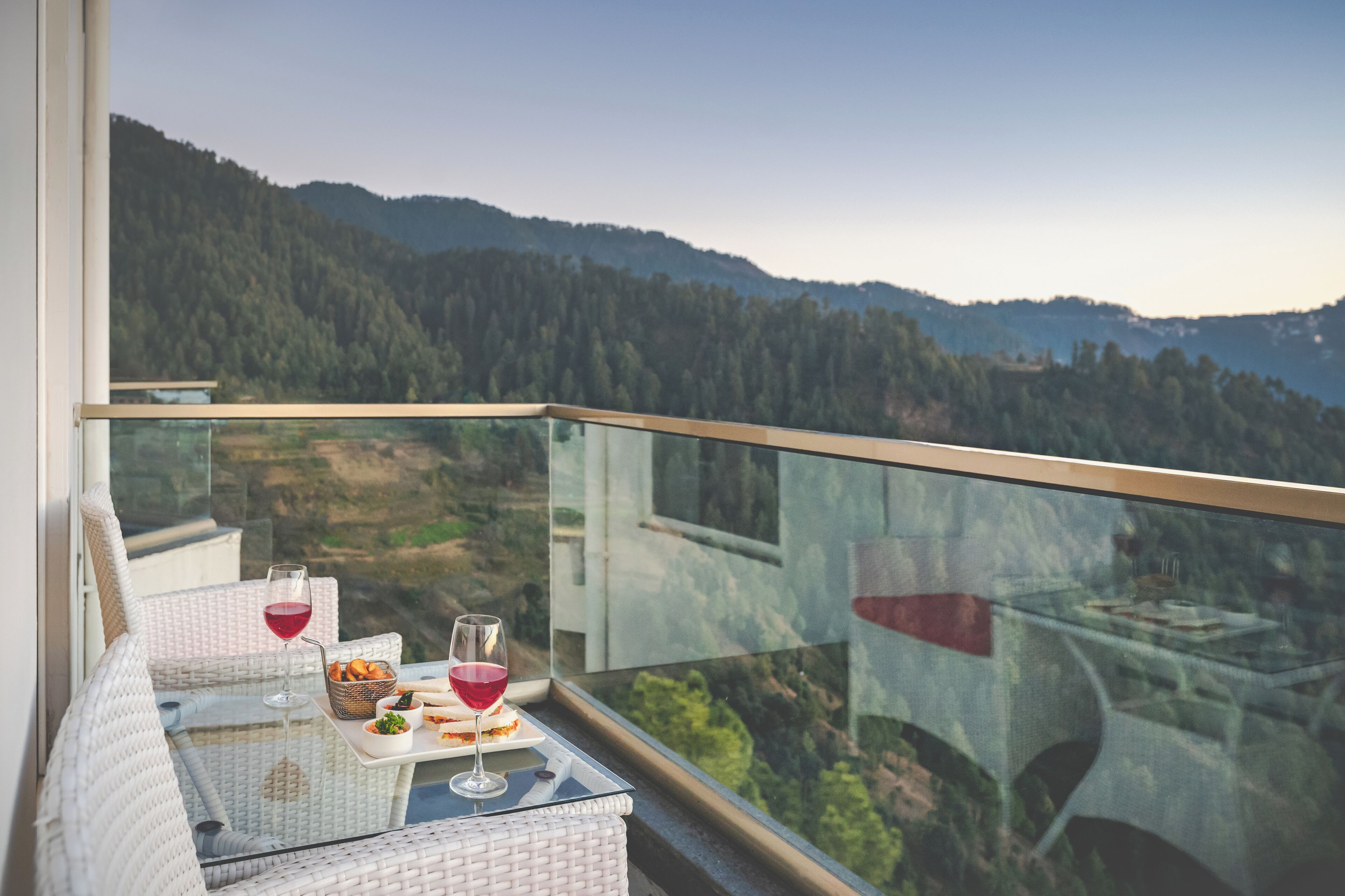 Pemandangan balkon