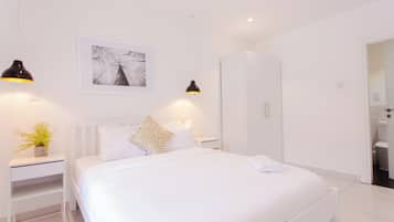 2 bedrooms, premium bedding, in-room safe, individually decorated