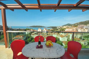 Deluxe Apartment, 4 Bedrooms (A4) | Terrace/patio - Adriatic Residence (Becici)