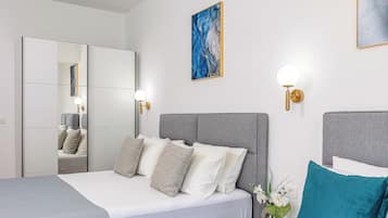 In-room safe, blackout curtains, soundproofing, iron/ironing board